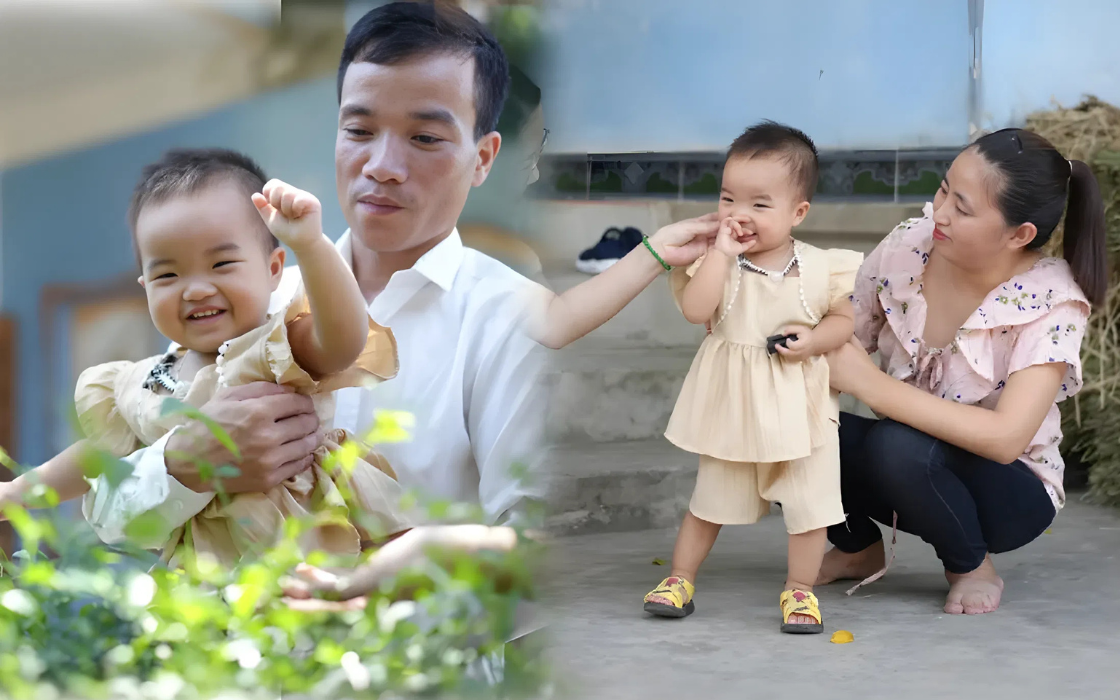 Vợ chồng chị Cúc vỡ òa hạnh phúc khi đón con sau lần chuyển phôi thành công